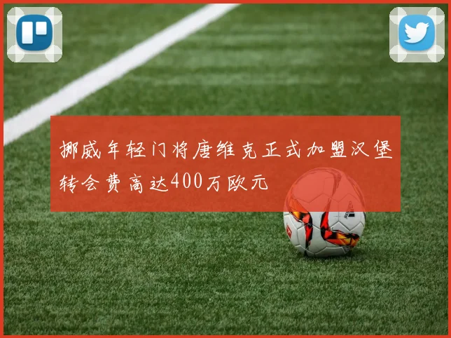 挪威年轻门将唐维克正式加盟汉堡转会费高达400万欧元